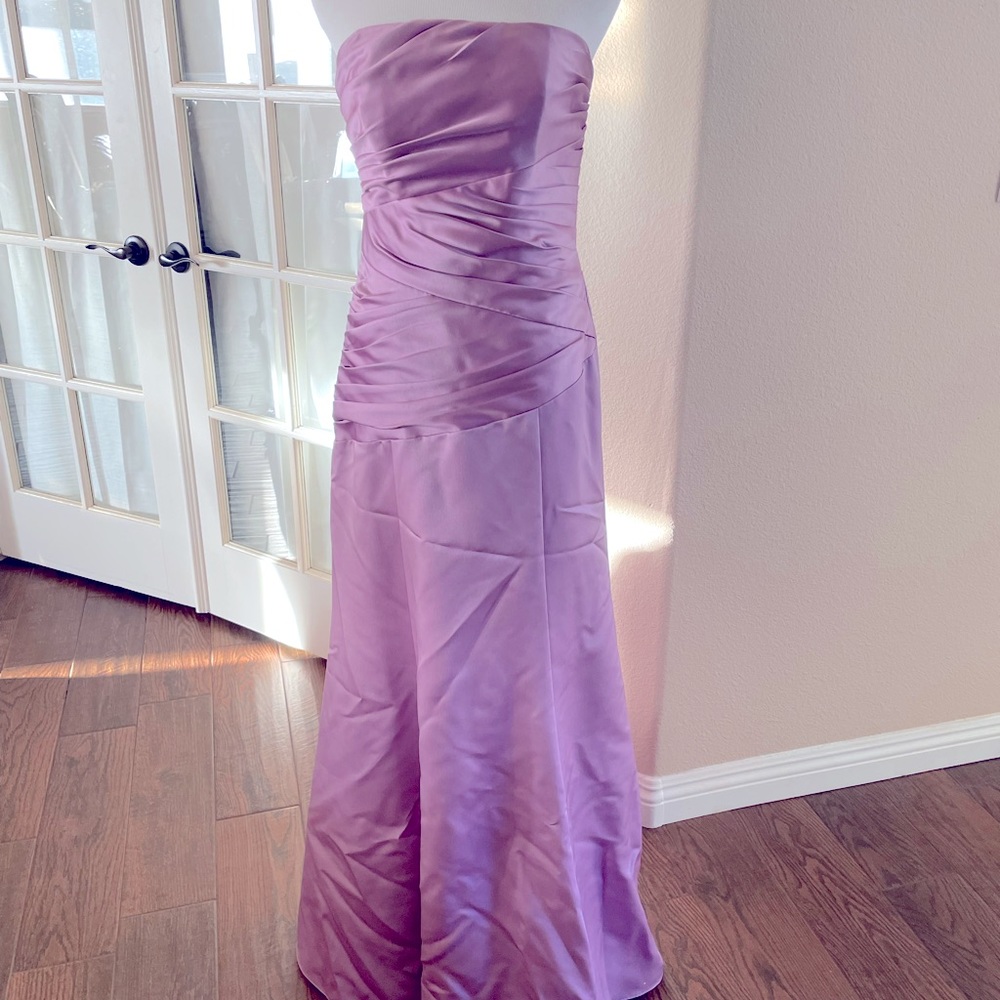 Alfred Angelo floor length bridesmaid dress